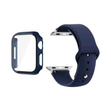 Imagem de Protetores De Tela Para Pulseira De Apple Watch, Estojo De Vidro Para 