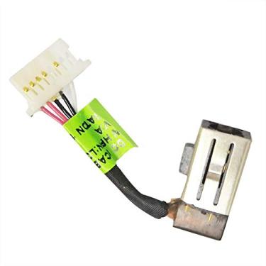 Imagem de HSSDTECH Conector conector de porta de carregamento DC in Power Jack Substituição para HP Envy 14-es0013dx 14-es0033dx 14-es0xxx Cabo de porta de carregamento de tomada de alimentação CC 4 cm (tt)