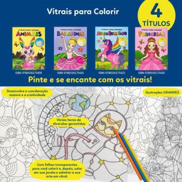 Imagem de Livro - Vitrais para Colorir: Princesas