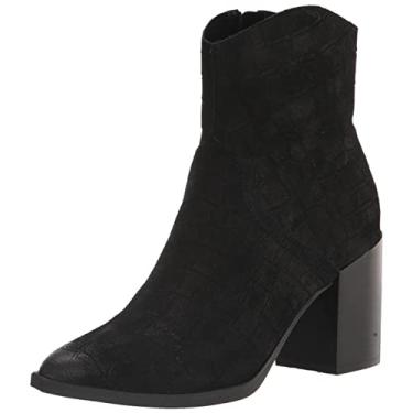 Imagem de Steve Madden Bota feminina Cate Ankle Boot, Croc preto, 10
