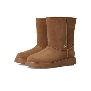 Imagem de Skechers Keepsakes Bota feminina confortável de cano médio sem cadarço, Castanho, 37