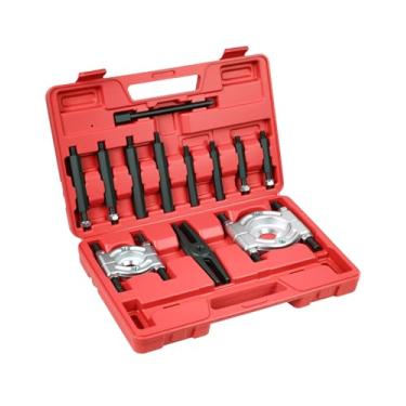 Imagem de DAYUAN Conjunto de extrator de separador de rolamento de 12 peças, kit extrator de divisores de rolamentos de 5 toneladas com capacidade de 5 cm e 7,6 cm