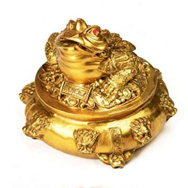 Imagem de Escultura Mesa de Cobre Estátua Dourada Escultura Estatueta Estatueta Moderna Sala de Estar Decoração Loja Feng Shui Móveis Enfeites Cornucópia Presentes/711