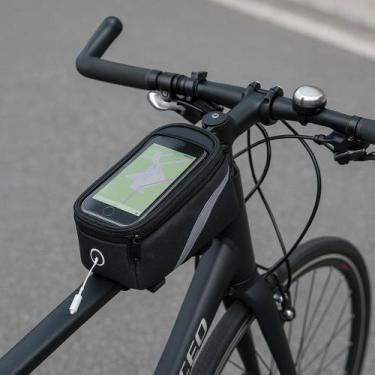 Imagem de Bolsa Quadro Bicicleta Porta Celular Toque Tela Alforge Bike - Yeet