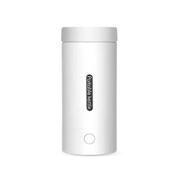 Imagem de Chaleira de água elétrica para viagem chaleira elétrica aquecimento copo portátil mini térmico aquecedor de água de forro interno de aço inoxidável para chá café leite chaleira elétrica (tamanho: 300 ml)