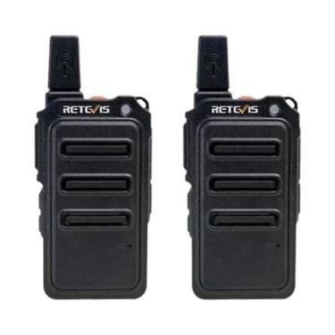 Imagem de 2PCS Retevis RT619 RT19 FRS PMR 446 Rádio Portátil Walkie Talkie PTT T