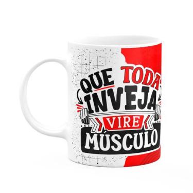 Imagem de Caneca Fitness Academia - Que toda inveja vire músculo - JPS INFO