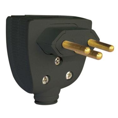 Imagem de Plugue Profissional Reforçado 2p+t 10 Ampères Preto - 615852 - Pial Plugue Profis.reforcado 10a 2p+t Pr Pial 615852