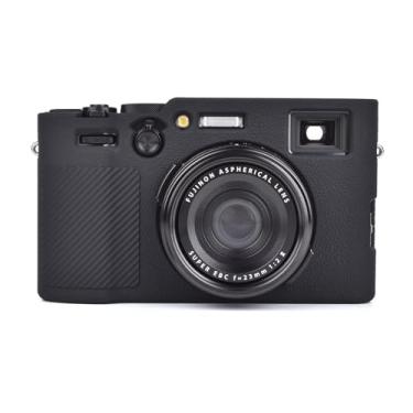 Imagem de MUZIRI KINOKOO Capa De Silicone Para Câmera Fujifilm X100 Vi, Protetora Borracha Macia Fuji, Antiderrapante E Antirriscos - Preta