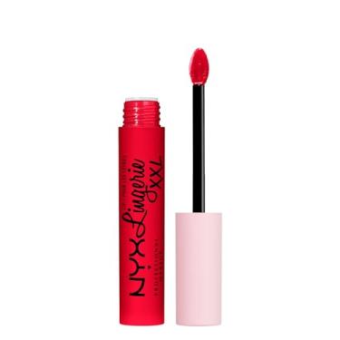 Imagem de NYX PROFESSIONAL MAKEUP Lingerie labial GGG batom líquido fosco - Intamável (vermelho tijolo)