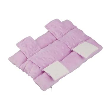 Imagem de KiBcsLic Almofada de alça para tipoia de braço, almofada de pescoço acolchoada para adultos unissex, leve e confortável, suporte de ombro, Violeta Claro