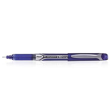 Imagem de Pilot Caneta Grip Hi Techpoint V10 – Pacote com 12, azul