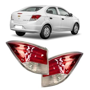 Imagem de Par Lanterna Traseira Prisma Lt Ltz 2013 á 2019 Bicolor