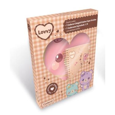 Imagem de Kit Surpresa Presenteável Cadersil Lovvy – Itens Inclusos: 1 Caderno Colegial Espiralado Criativo Capa Cartão + 1 caderneta espiralado 1/8 Edição Misteriosa Para Presentear Com Estilo.