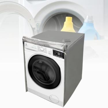 Imagem de CAPA PARA SECADORA ELECTROLUX 12KG PREMIUM CARE TRANSPARENTE (CINZA)