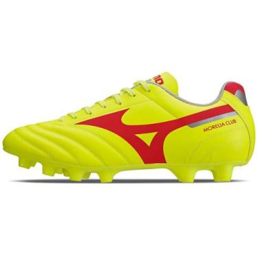 Imagem de Chuteira de Campo Masculina Mizuno Morelia Club MD, Amarelo, 44