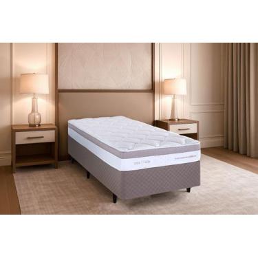 Imagem de Colchão Solteiro Molas Ensacadas Herval 88cm Bali Pillow Top com EcoSp