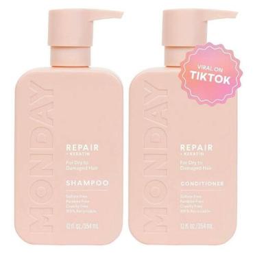 Imagem de Kit Shampoo e Condicionador Reparador Monday Haircare - 355ml cada