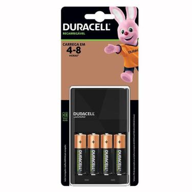 Imagem de Carregador de pilhas AA/AAA com 4 pilhas - Duracell