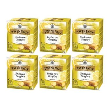 Imagem de 60 Sachês, Chá Twinings, Limão com Gengibre - 11662, Limão com Gengibr