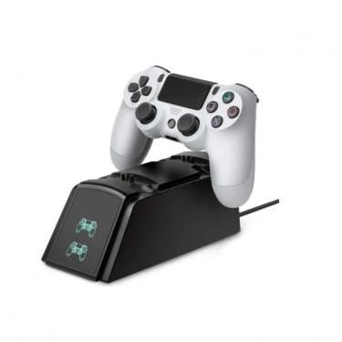 Imagem de Carregador Base Duplo Kingo Compatível Ps4 Ps4 Slim Ps4 Pro