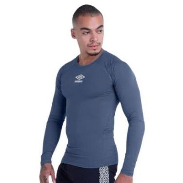 Imagem de Camisa Térmica Umbro Clubes 2024 Profissional Masculina - Marinho G-Masculino