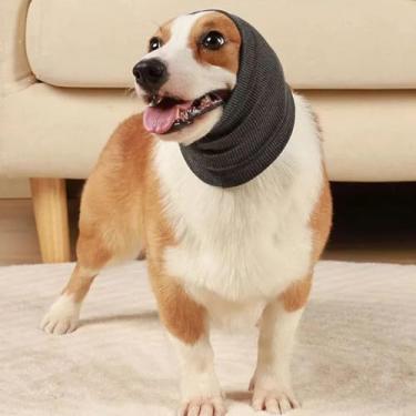 Imagem de 1 protetor de ouvido para cães de estimação são confortáveis e ajudam a acalmar os moletons para cães de estimação, aliviam a ansiedade e são adequados para usar durante o banho, tratamentos de beleza