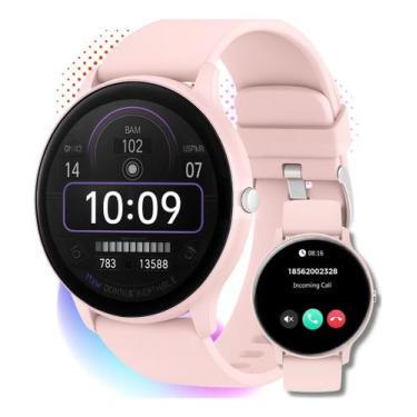 Imagem de Smartwatch Para Xiaomi Prova DÁgua Bateria Durável - SPDIRETO, rosa, s