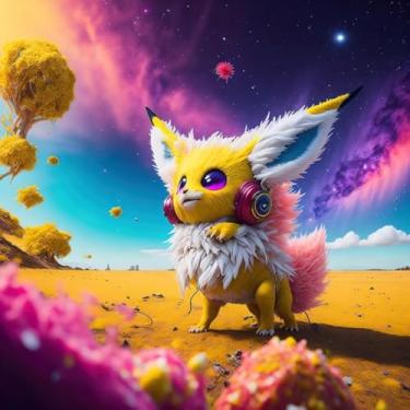 Imagem de Adesivo de Parede Estilo Anime Monstros Fofinhos Decorativo para Quarto Infantil 50x50cm