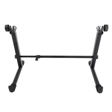 Imagem de RiToEasysports Suporte de Teclado Elétrico Estilo X Premium, Almofada de Borracha Antiderrapante, Estudo Em Casa, Escola, Teclado de Piano Riser Preto, 1 Peça