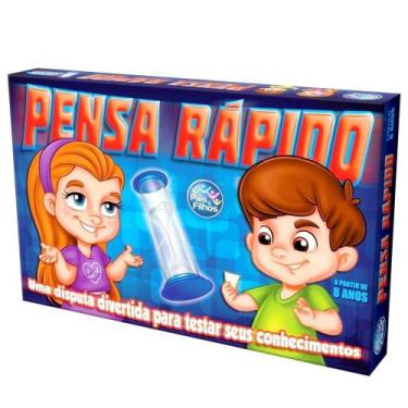 Imagem de Jogo Pensa Rápido - Perguntas E Respostas - Pais & Filhos