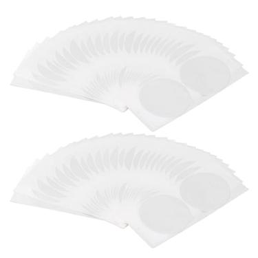 Imagem de Sunicon Folhas de café expresso, 50 peças de selos de alumínio tampas de vedação de cápsulas de café para cápsulas reutilizáveis cápsulas recarregáveis para máquinas de linha original (59 mm de