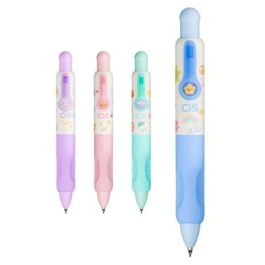 Imagem de Lapiseira Escolar Fun Click CiS Ergonômico 0.7mm Colorido Pastel Grafite Ponta Aula Texto Lápis