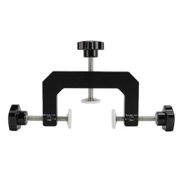 Imagem de Braçadeira G de 3 vias de liga de alumínio 82 mm | Braçadeira ergonômica para marcenaria, ferramenta de fixação ajustável para marceneiros e montagem de móveis