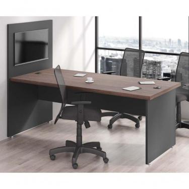 Imagem de Mesa Com Painel Bot Freijo Preto