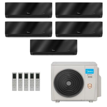 Imagem de Ar-Condicionado Multi Split Inverter Springer Midea 42.000 (1x Evap HW 9.000 + 4x Evap HW 12.000) Quente/Frio 220V