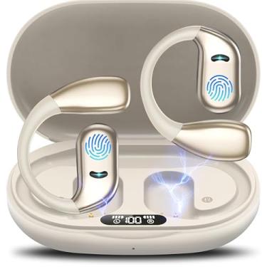 Imagem de Fones de ouvido de tradução de idiomas AI, tradutor em tempo real para 169 idiomas e acentos, som HD, bateria de longa duração, ideal para viagens e negócios. Branco