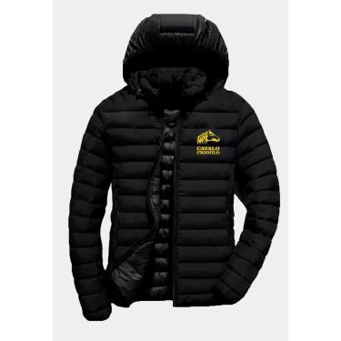 Imagem de Bobojaco Puffer Cavalo Crioulo Masculina Capuz Removível-Masculino