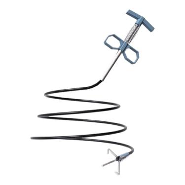 Imagem de Desentupidor de Cabelo para Ralo - Desentupidor Com 4 Garras Flexível Em Espiral Resistente,Drenos para Entupimento de Cabelo | para Casa de Banho Cozinha Pia Chuveiro