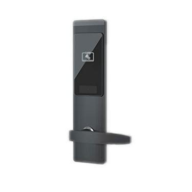 Imagem de Maçaneta de porta Alavancas de porta de indução de bloqueio eletrônico Maçaneta de porta de aço inoxidável Espessura da porta 38 mm-50 mm/1,4 pol. - 1,9 pol. Fechadura de porta com alça (Cor: Preto)