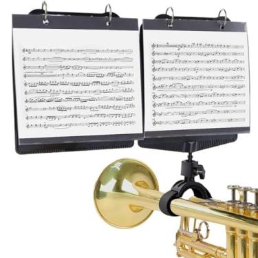 Imagem de Suporte de partitura | Clipe de partitura ajustável | Acessórios de instrumentos de cordas musicais para violino Tarola Baixo