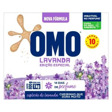 Imagem de Lava Roupa em Pó de Lavanda Omo 800g