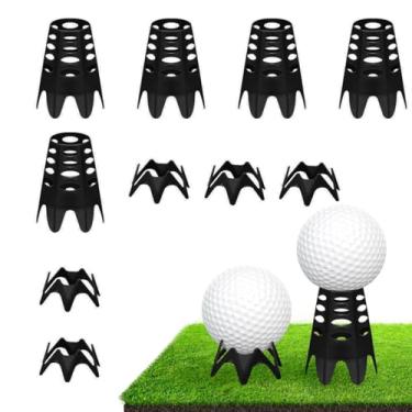 Imagem de Camisetas de plástico para simulador de golfe para casa, ambientes externos, internos, tapetes de treinamento para prática de simulador para gramado e driving range