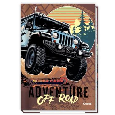 Imagem de Caderno Brochura Capa Dura 1/4 Pequeno Super Cars 80 Folhas Credeal Estampa 6