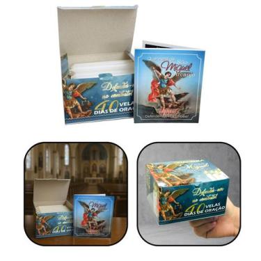 Imagem de Vela de Oração Quaresma São Miguel Arcanjo com 40 Velas - FORNECEDOR 1