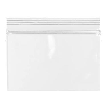 Imagem de Sacos com zíper de 12,7 cm x 7,6 cm – 500 unidades, sacos pequenos de plástico transparente com zíper, 2 mm, com fecho de zíper resselável para embalagem de joias, moedas, pílulas, doces, miçangas