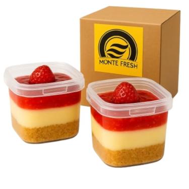 Imagem de POTE DESCARTAVEL 220ML 40UN BOLO DOCES BOMBOM LIVRE BPA