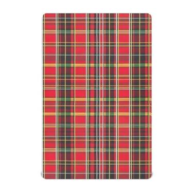 Imagem de CEBUGI Lençol de berço elástico para bebês, meninos, meninas, xadrez, Natal, portátil, pacote com elástico, lençol com elástico para crianças, material neutro, ultra macio, colchão infantil padrão