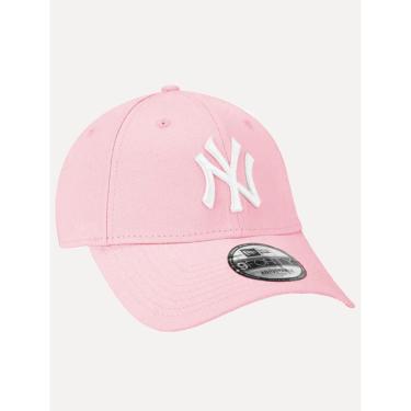 Imagem de Boné New Era 9Forty MLB New York Yankees White Logo Rosa-Masculino