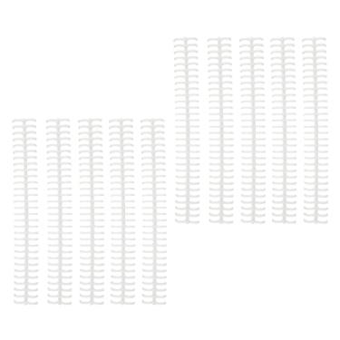 Imagem de Naroote Espinhos de Ligação de Plástico Reutilizáveis ​​com 30 Furos de 1/2 pol. de Diâmetro - 10 Pentes de Ligação para Material de Escritório e Escolar (#11)